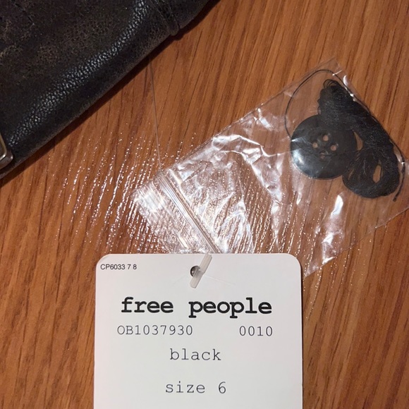 Free People Black Carson Utility Skirt (Faux Suede) - Picture 5 of 5